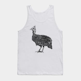 Guinea Fowl Bird Print Tank Top